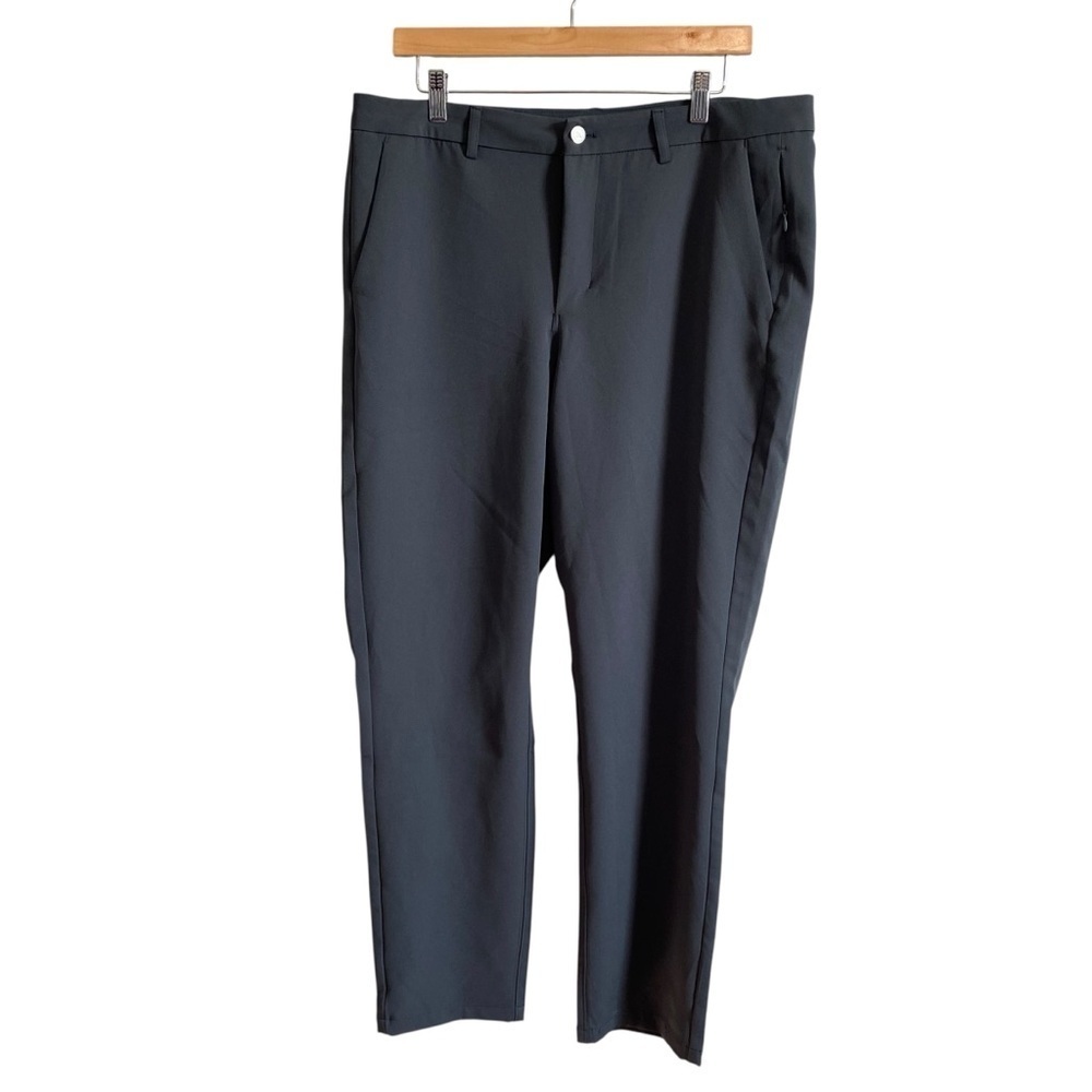 &Collar Gray Breathable Stain Repellent Slim Fit Dress Range Pant Size 36x34